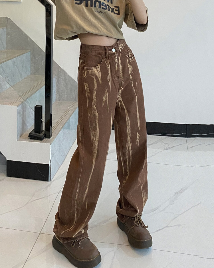 Fashion Week Brown Jeans Maxct