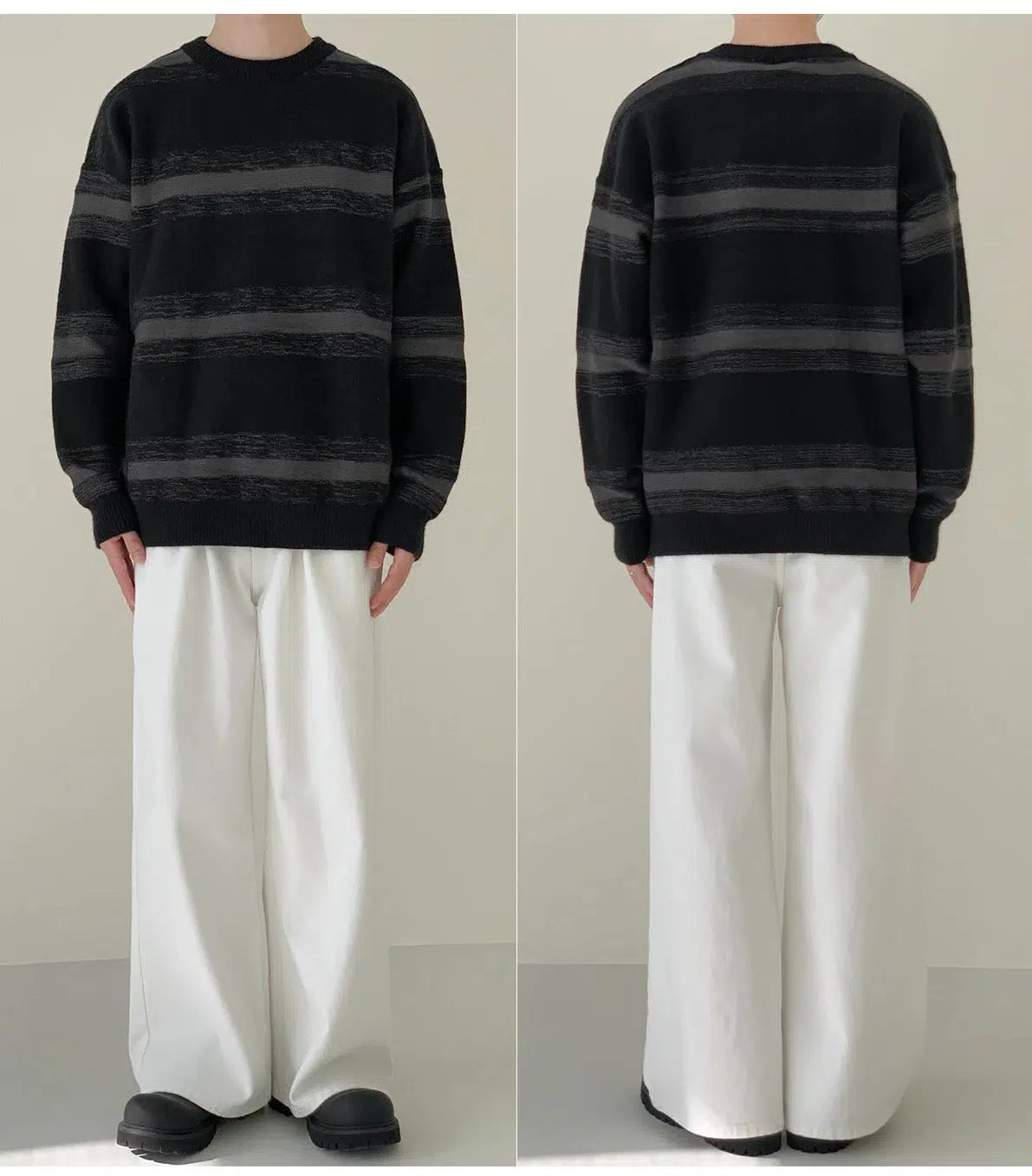 Maxct Thickness Striped Sweater