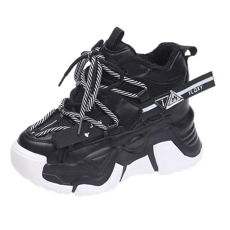 High Platform Ankle Chunky Sneakers Women Maxct