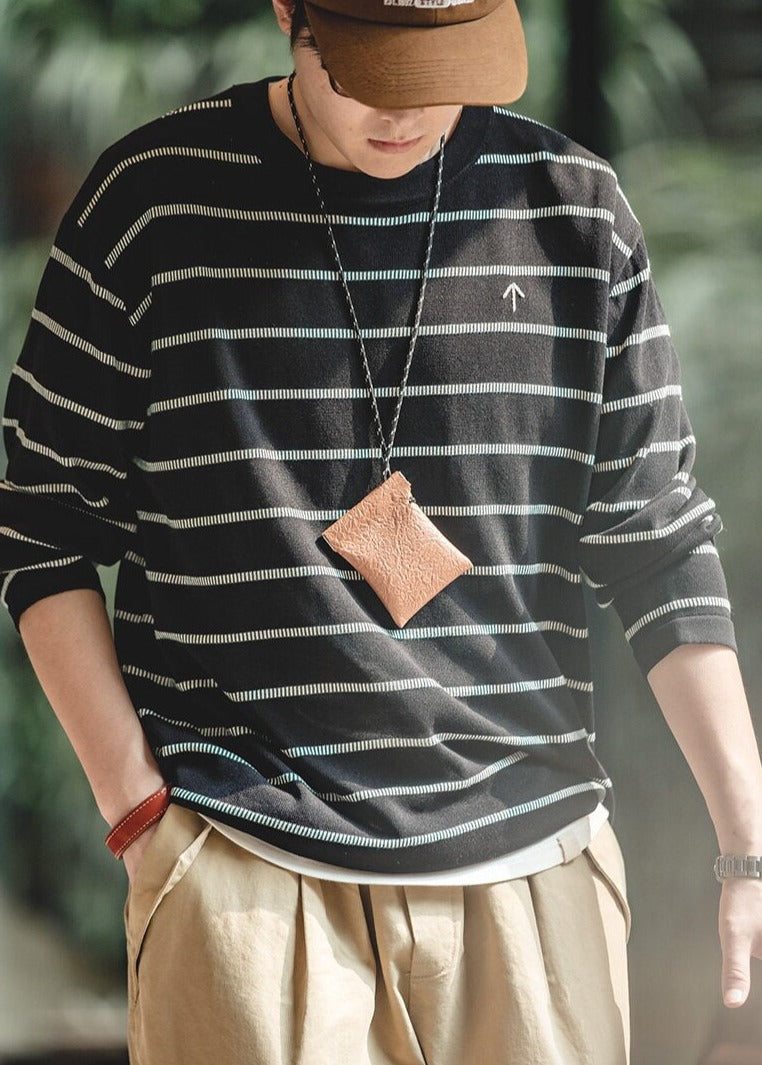 Maxct Lightweight Stripe Knitted Sweater
