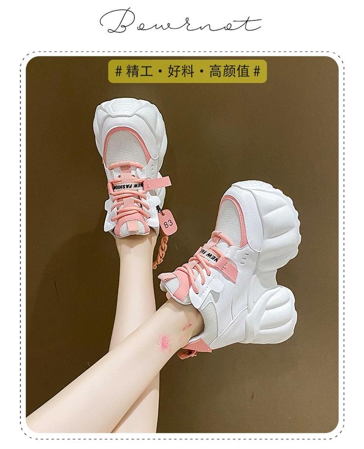 Chain Chunky Sneakers for Women Maxct