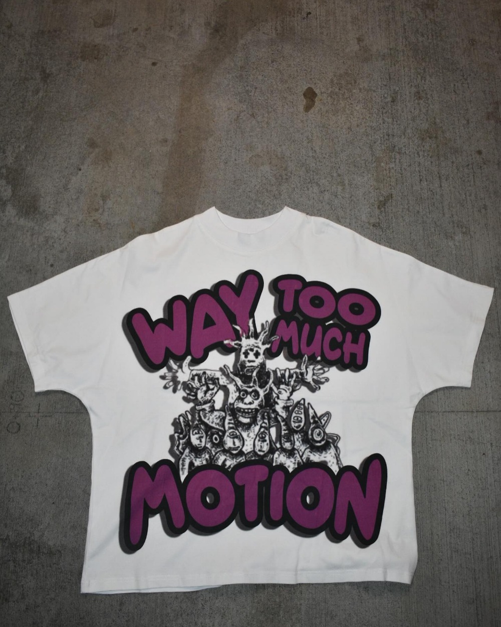 Y2K Drop Sleeves Oversized T Shirt Men Women Harajuku Hip Hop Cartoon Character Letter Graphic Printed T Shirt Cotton Goth Tops