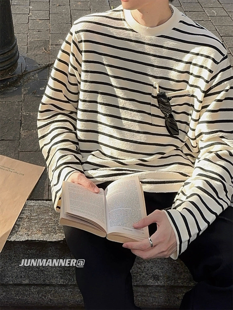 JM Long Sleeve Striped Shirt Maxct
