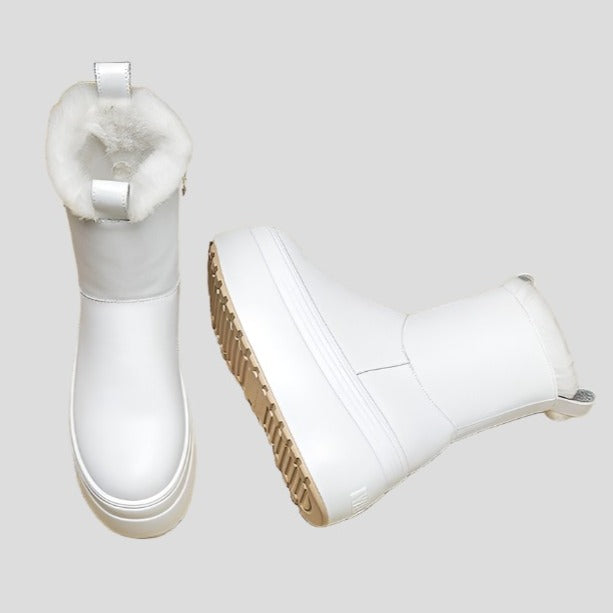 8cm Platform Boots for Women Maxct