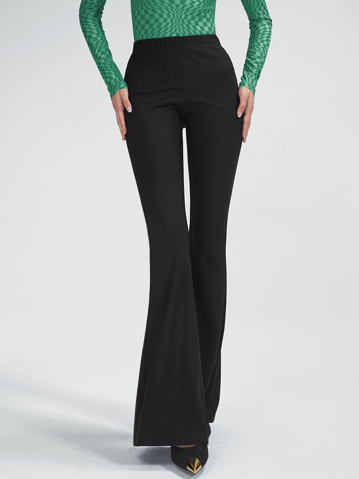 Maxct High Waisted Essential Stretch Flare Pants