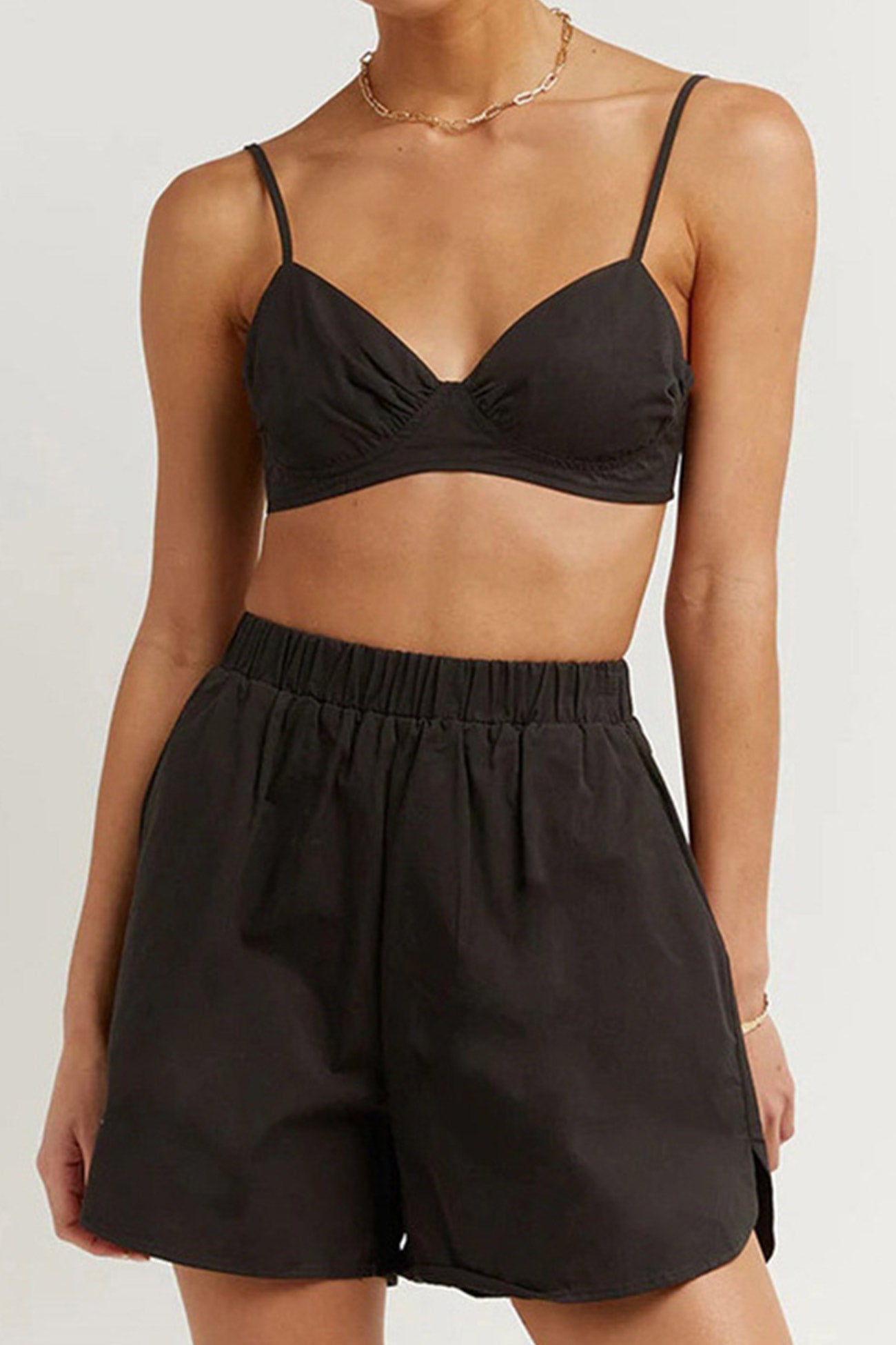 Maxct-Long Sleeve Shirt Vest Three-piece Shorts Set
