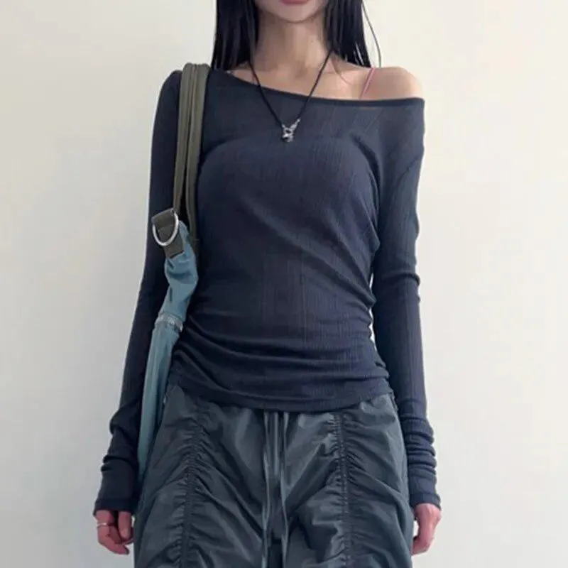 Maxct &Knitted Mesh Backless Top