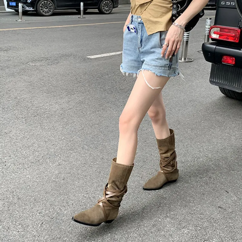 Womens Mid Calf Western Boots Maxct