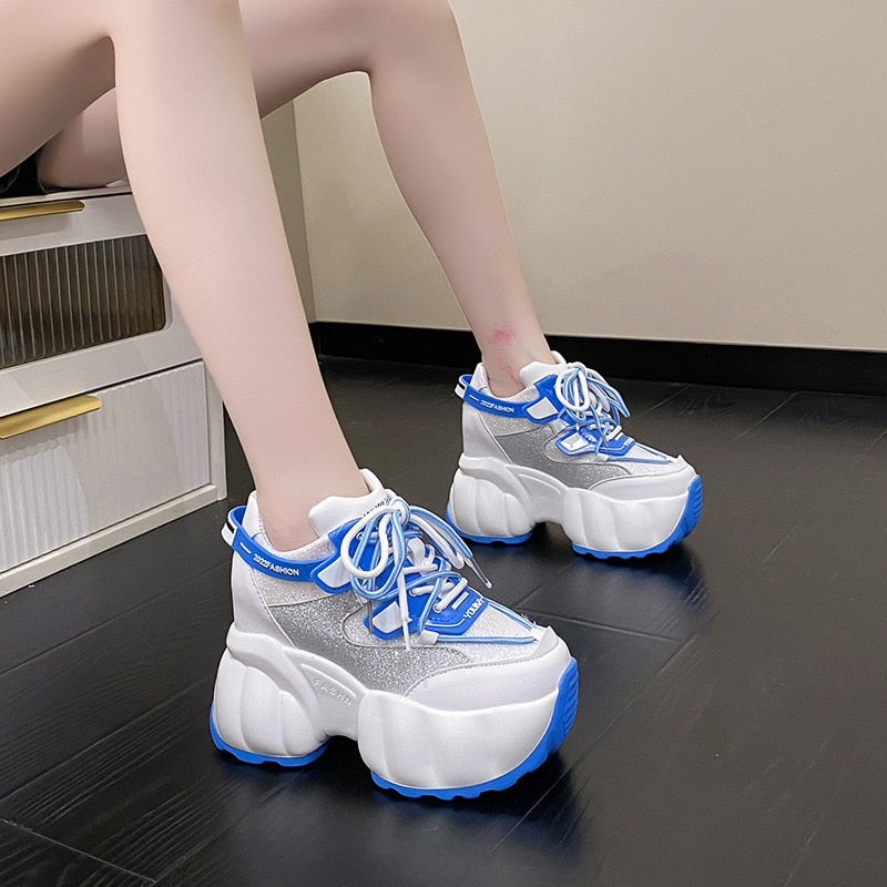 Women's Color-Accent Chunky Platform Sneakers