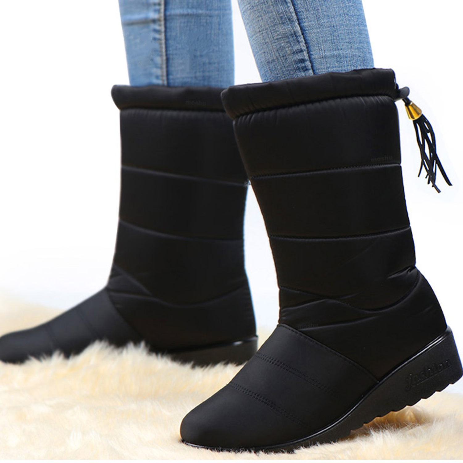 Waterproof Warm Fur Snow Boots Maxct