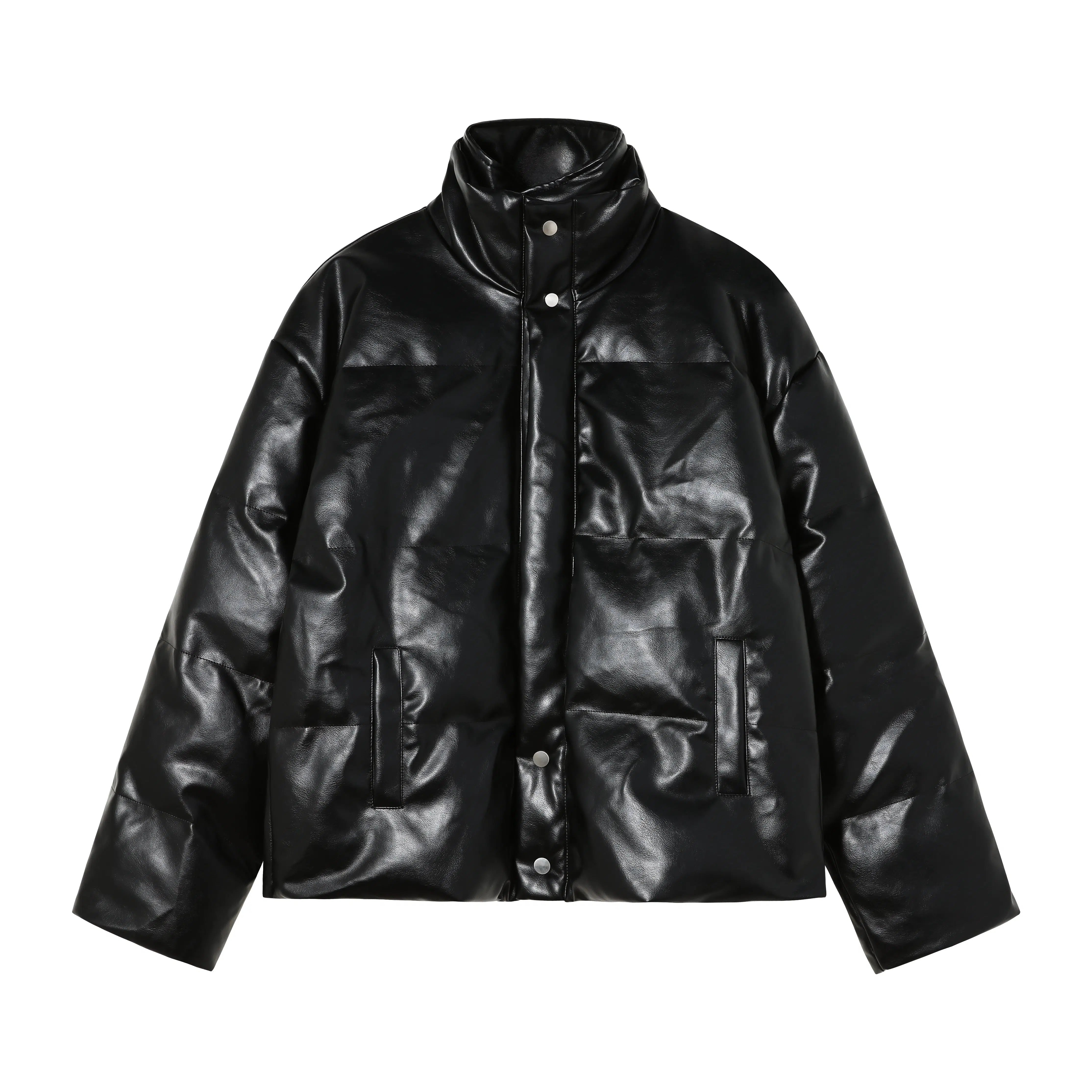 Maxct Two Piece PU Leather Down Jacket
