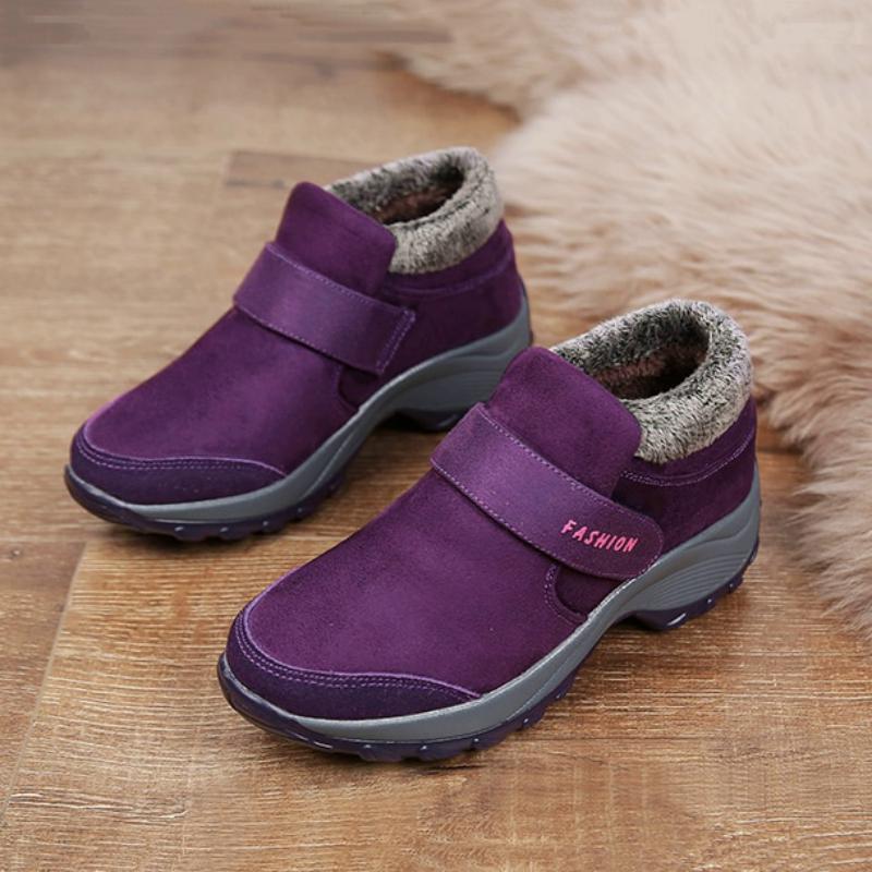 Warm Ankle Boots With Fluff Maxct
