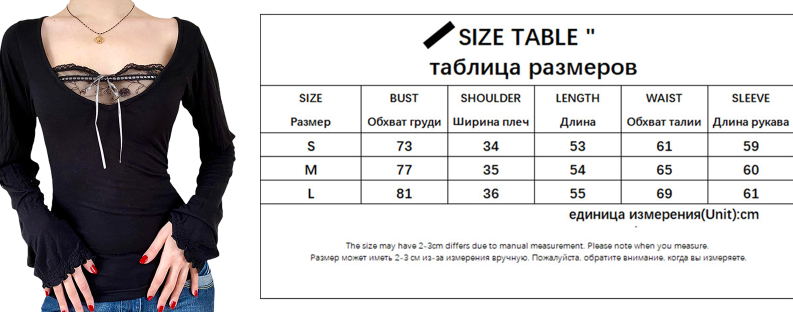 Y2K Fairy 90s Vintage V Neck Crop Tops Women 00s Retro Cottage Grunge T-shirt Autumn Ribbed Knitted Long Sleeve Slim Fit Tees