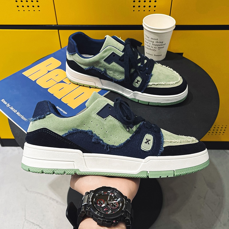 Classic Color-block Sneakers - true deals club