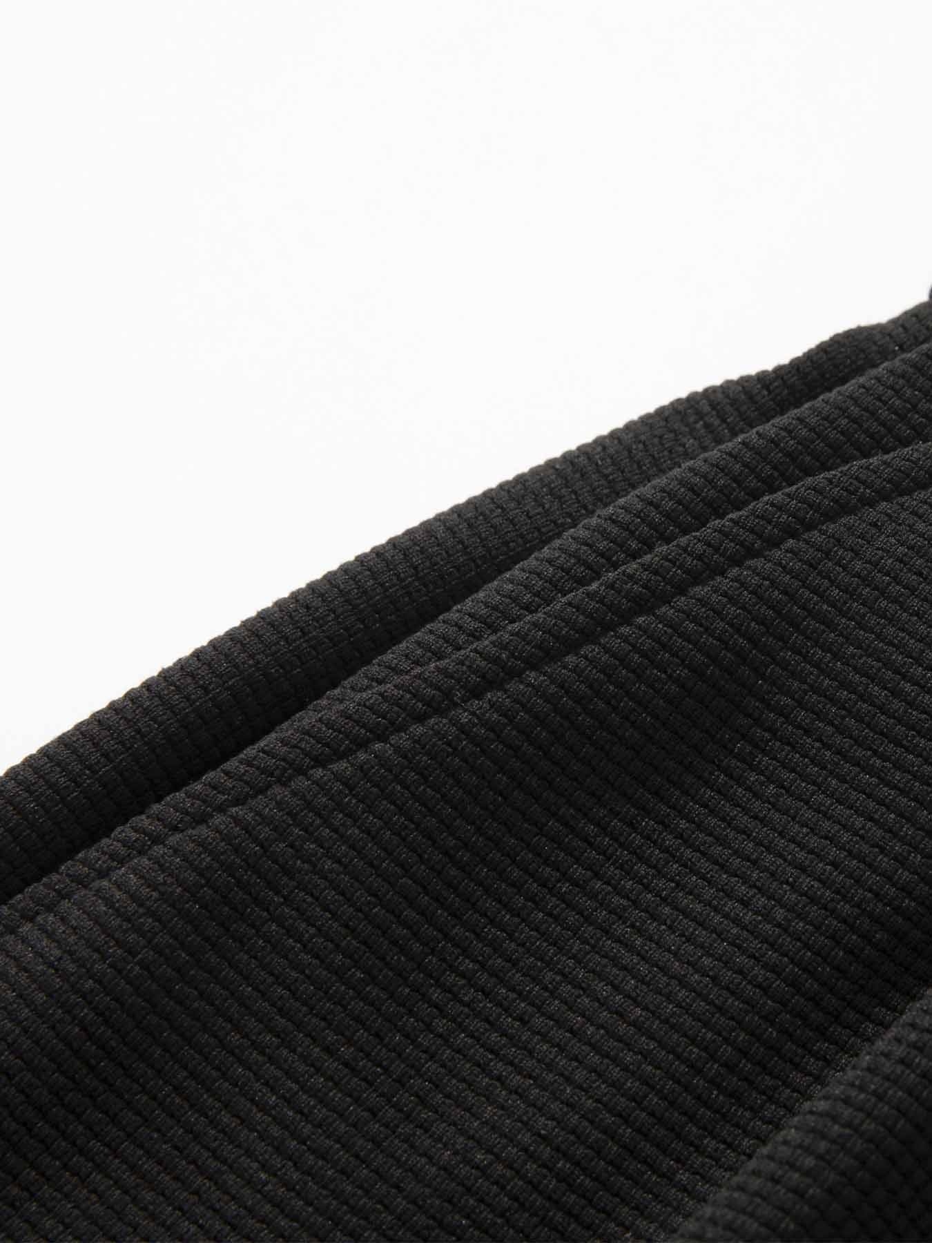 Drawstring Hem Design, Men's Loose Straight Leg Long Pants