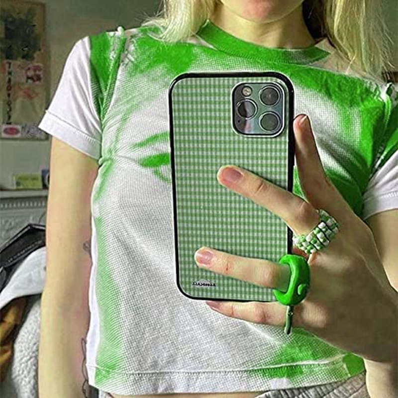 90s Vintage Portrait Graphic Print T-shirt Harajuku Crop Top Y2K Aesthetic Summer Slim Fit Tees Tops Women Streetwear Gothic