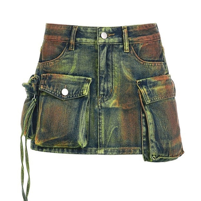 Fairy Grunge Cargo Skirt Maxct