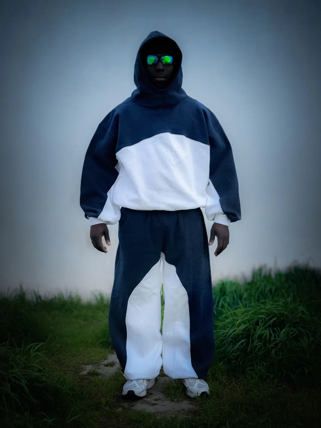 Y2k Winter Long Sleeved Hooded Sweatshirt With Color Blocking Patchwork Oversized Sweatshirt Streetwear Hip-Hop Rap Punk Outfit