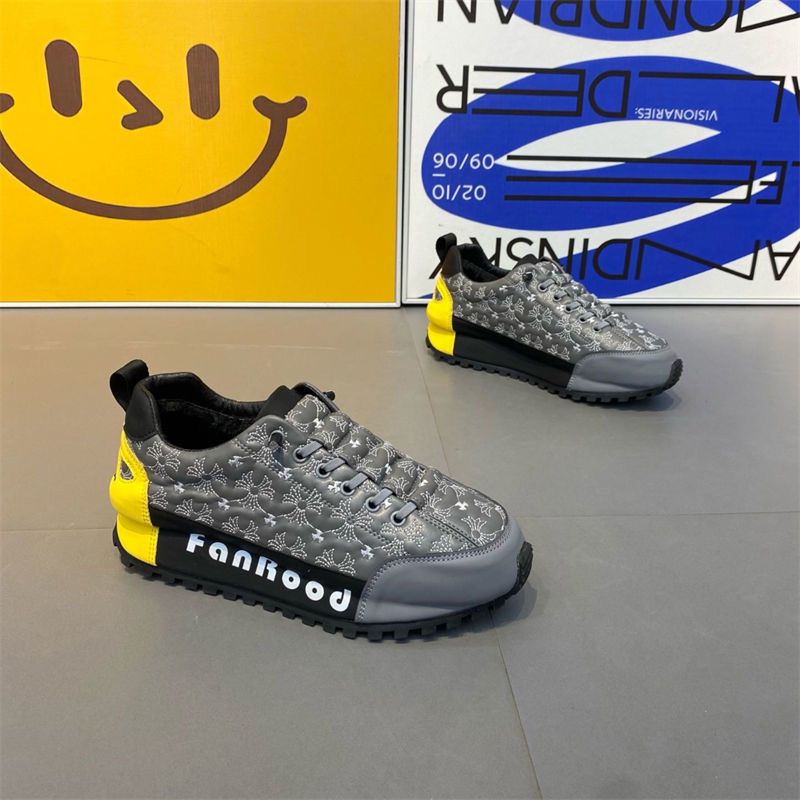 Luxury Platform Fan Rood Sneakers for Men - true deals club