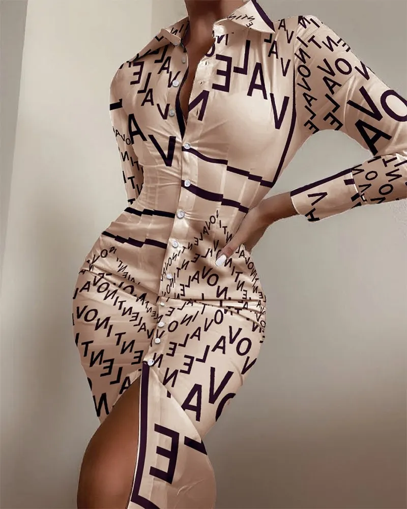 Women's Printed Long Sleeve Dress Casual Bandage Mini A-line Dresses Sexy Party Summer Feminias Vestidos Women Clothes