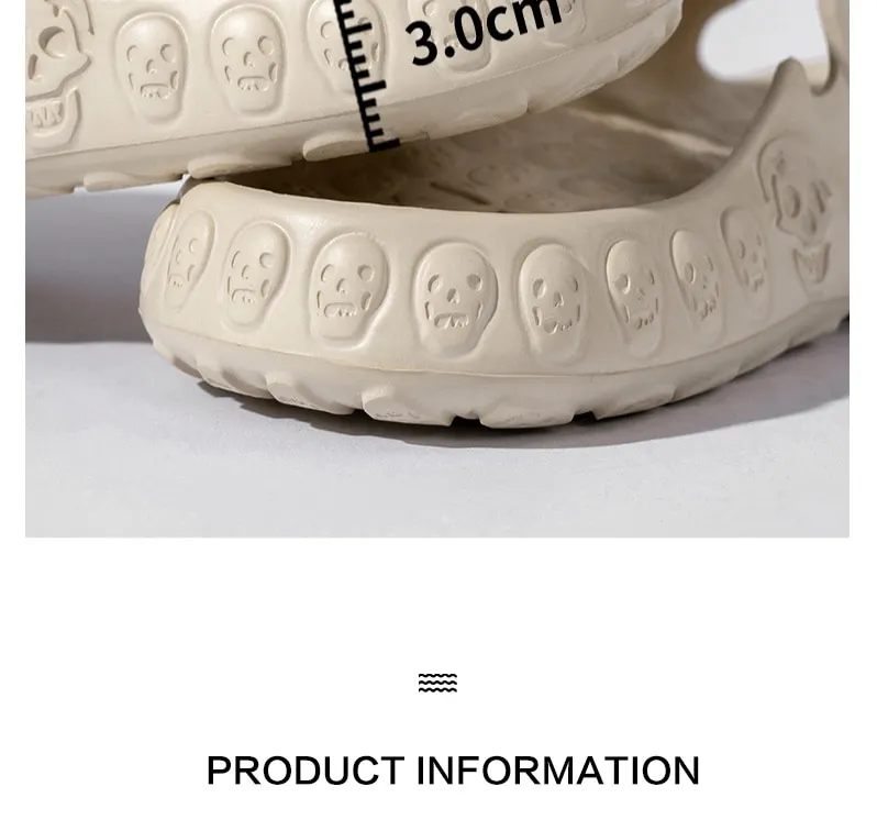 Unisex EVA Skull Sandals - true-deals-club