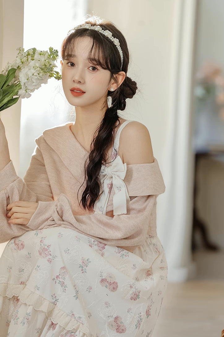 Sweet Rose Midi Dress Maxct