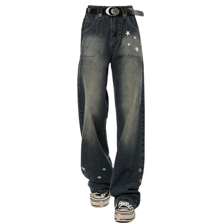 Star Child Wide Leg Jeans Maxct