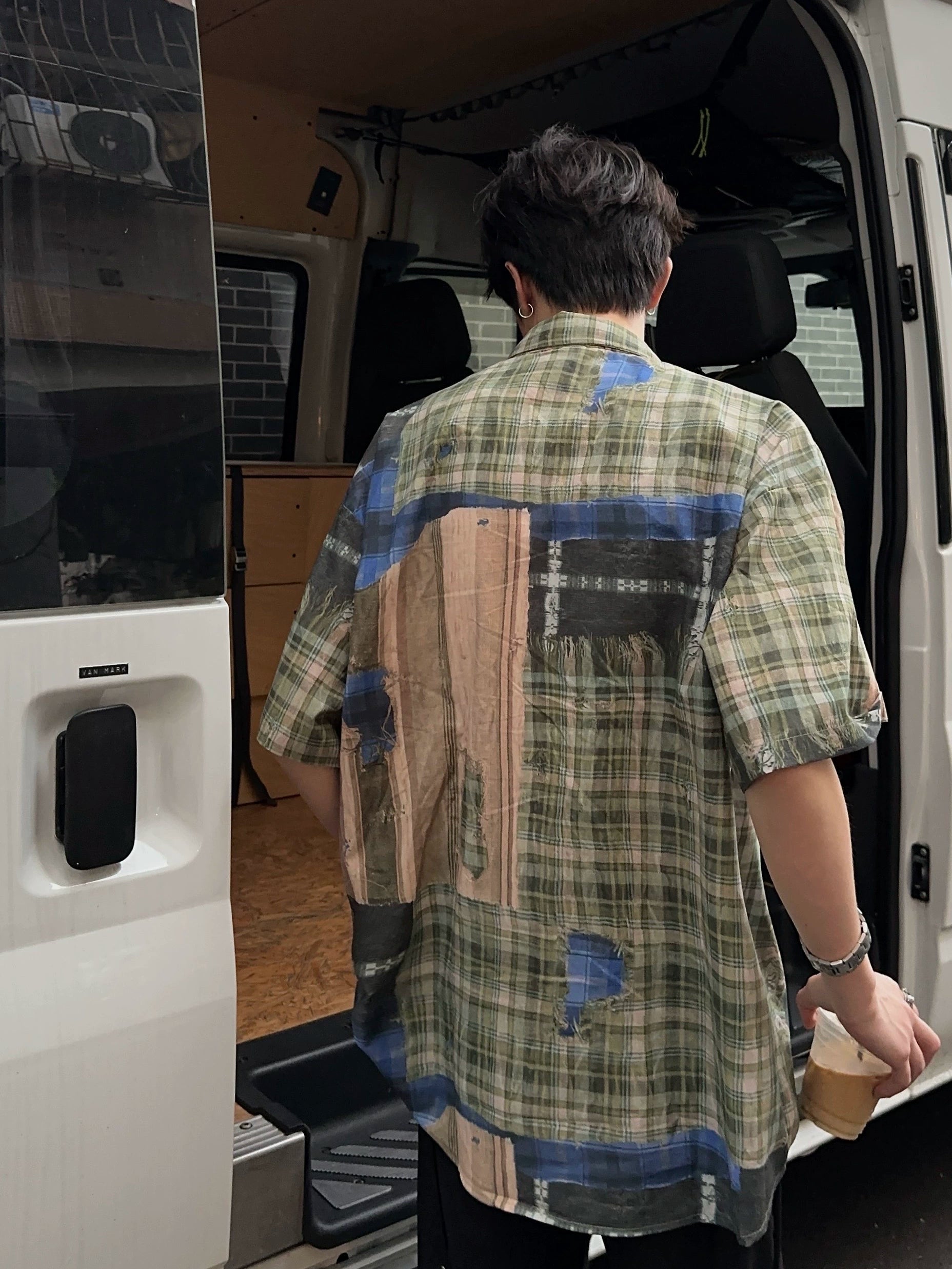 JM Tea Towel Print Shirt Maxct - Image 2