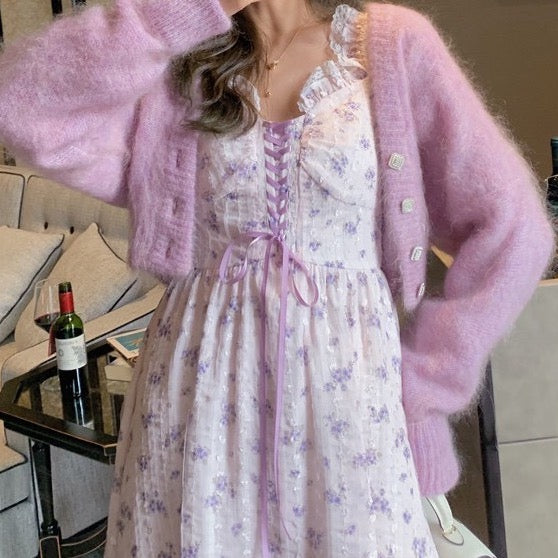 Lavender Fields Midi Dress Maxct