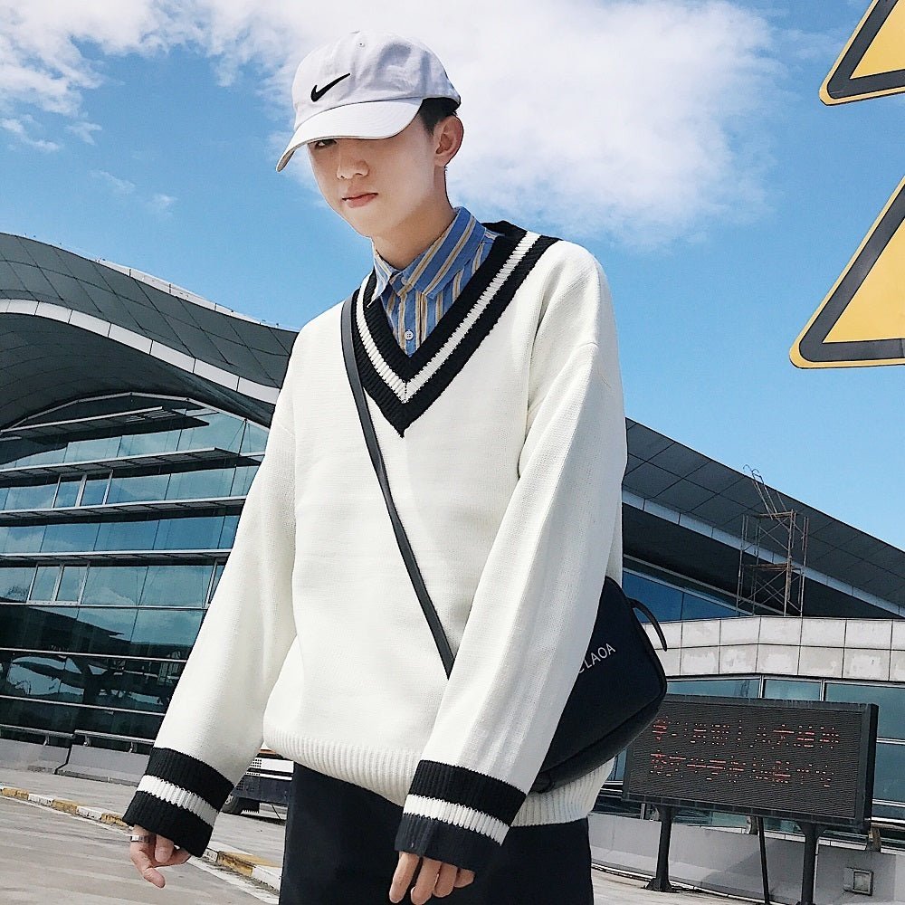 Maxct Kami No.7348 V Neck Sweater