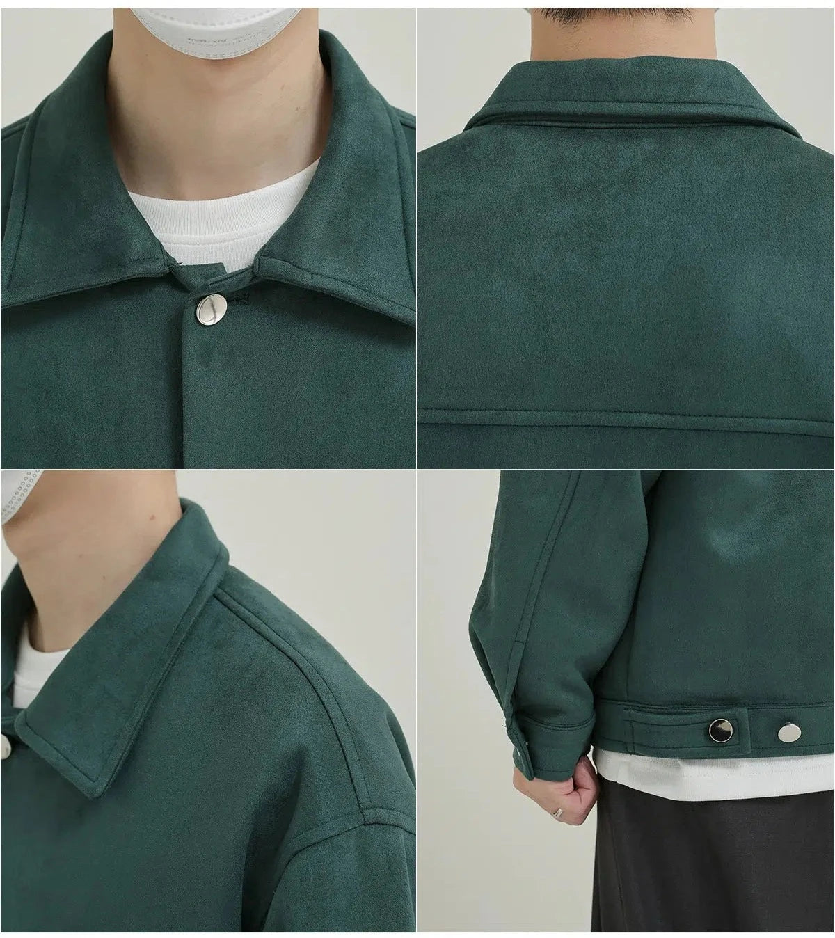 Maxct Suede Jacket with Large Pockets