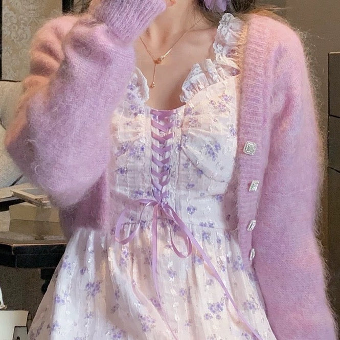 Lavender Fields Midi Dress Maxct