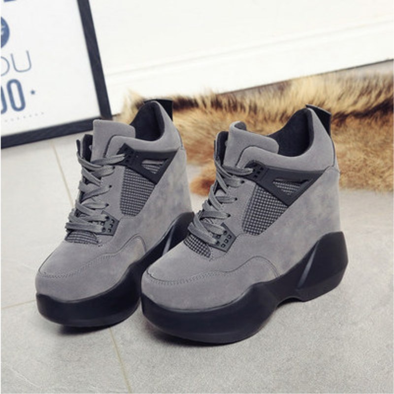 12cm Thick Sole Fashion Sneakers for Women - true-deals-club