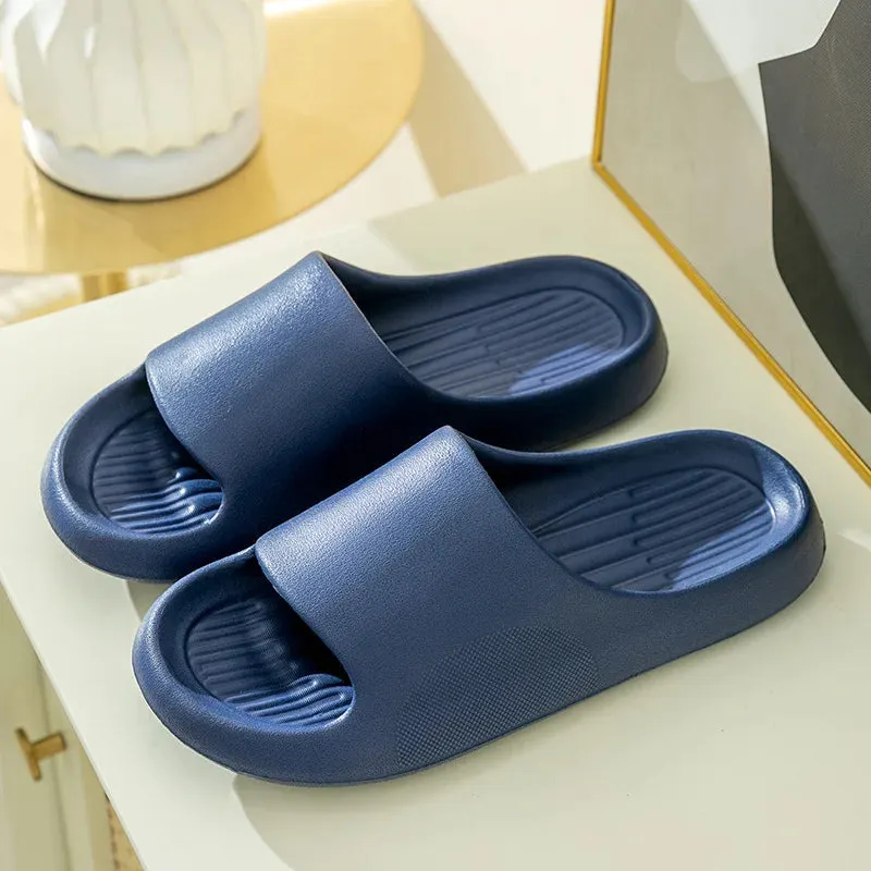 Big and Tall Slippers Comfy Unisex Flat Sandals for Indoor Relaxation Maxct