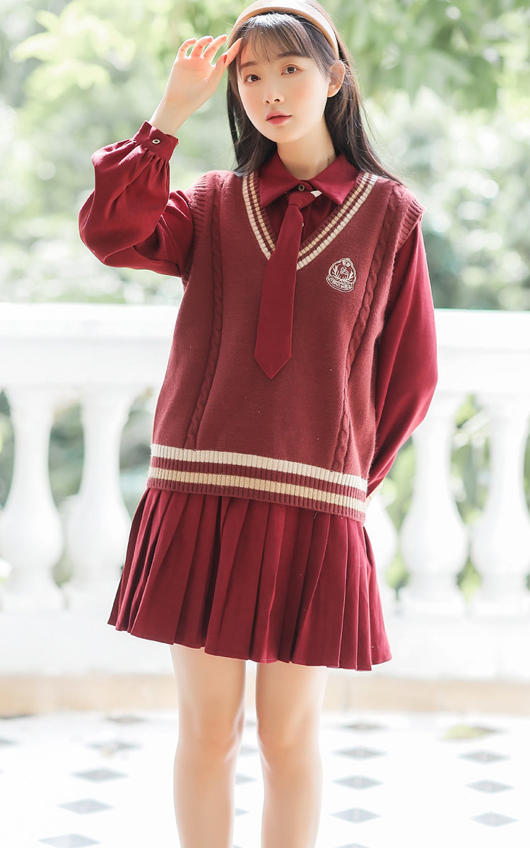 Prep School Vest & Dress Set Maxct