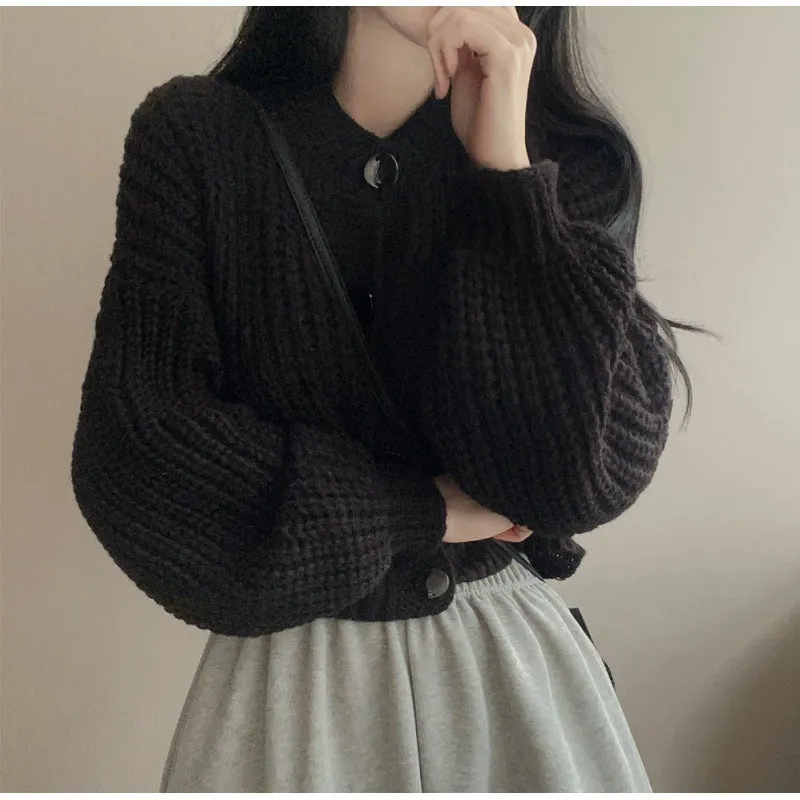 Maxct Aesthetic Round Neck Button Cardigan - Image 7