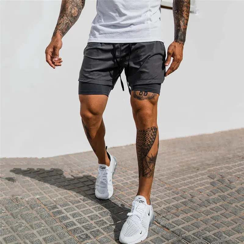 2-in-1 Quick Dry Shorts - Double-Deck for Men Maxct
