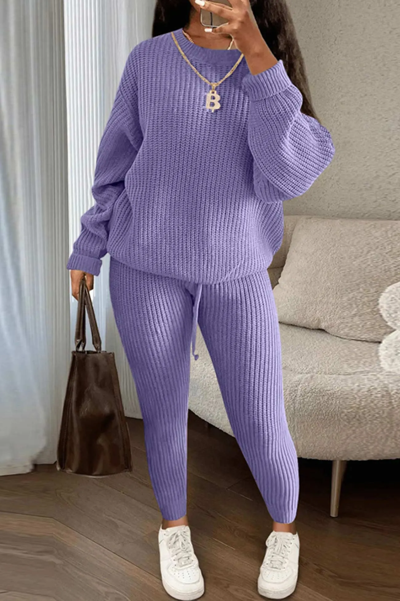 Maxct Crew Neck Sweater Suits