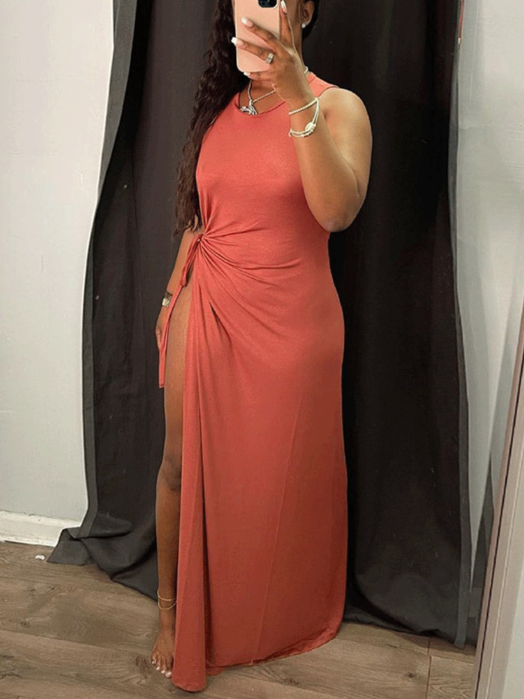 High Split Maxi Dress Maxct