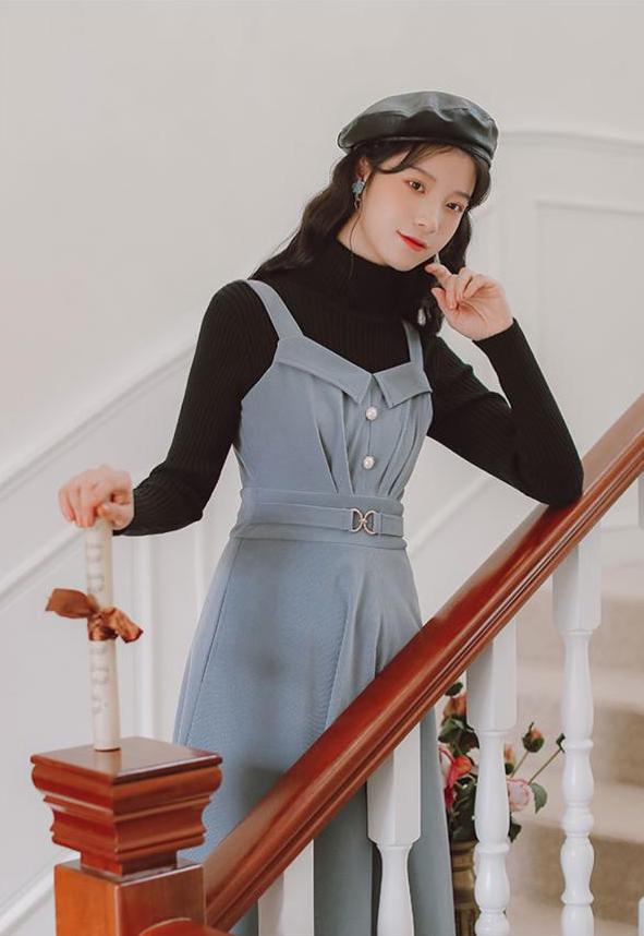 Corduroy Pearl Cami Midi Dress Maxct
