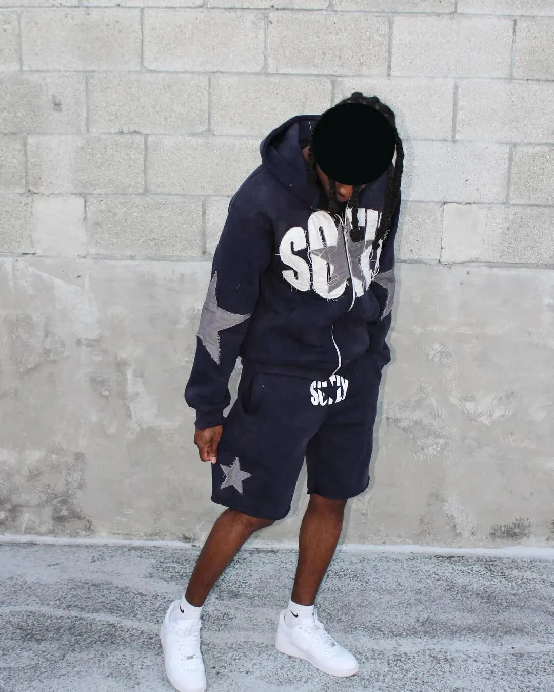 Maxct Y2k women's long sleeved hoodie oversize streetwear sweatshirt dark hip hop punk pattern printed vintage harajuku trendy wear