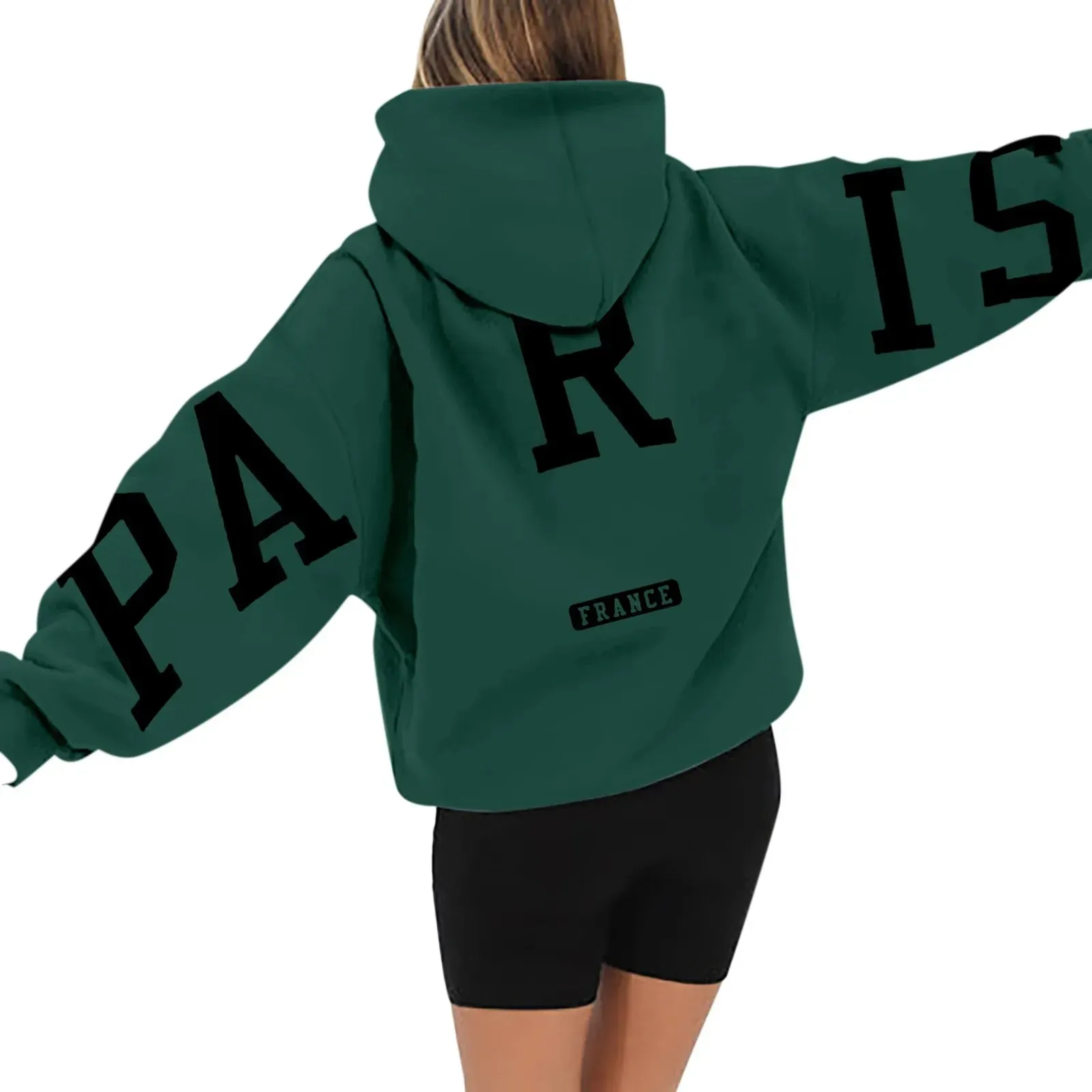 Printed Paris Hoodie for Women Maxct - Image 9
