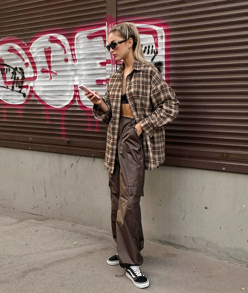 Maxct Julia Oversize Plaid Shirt