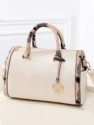 Metal Letter Decor Tote Bag - Women Tote Bags