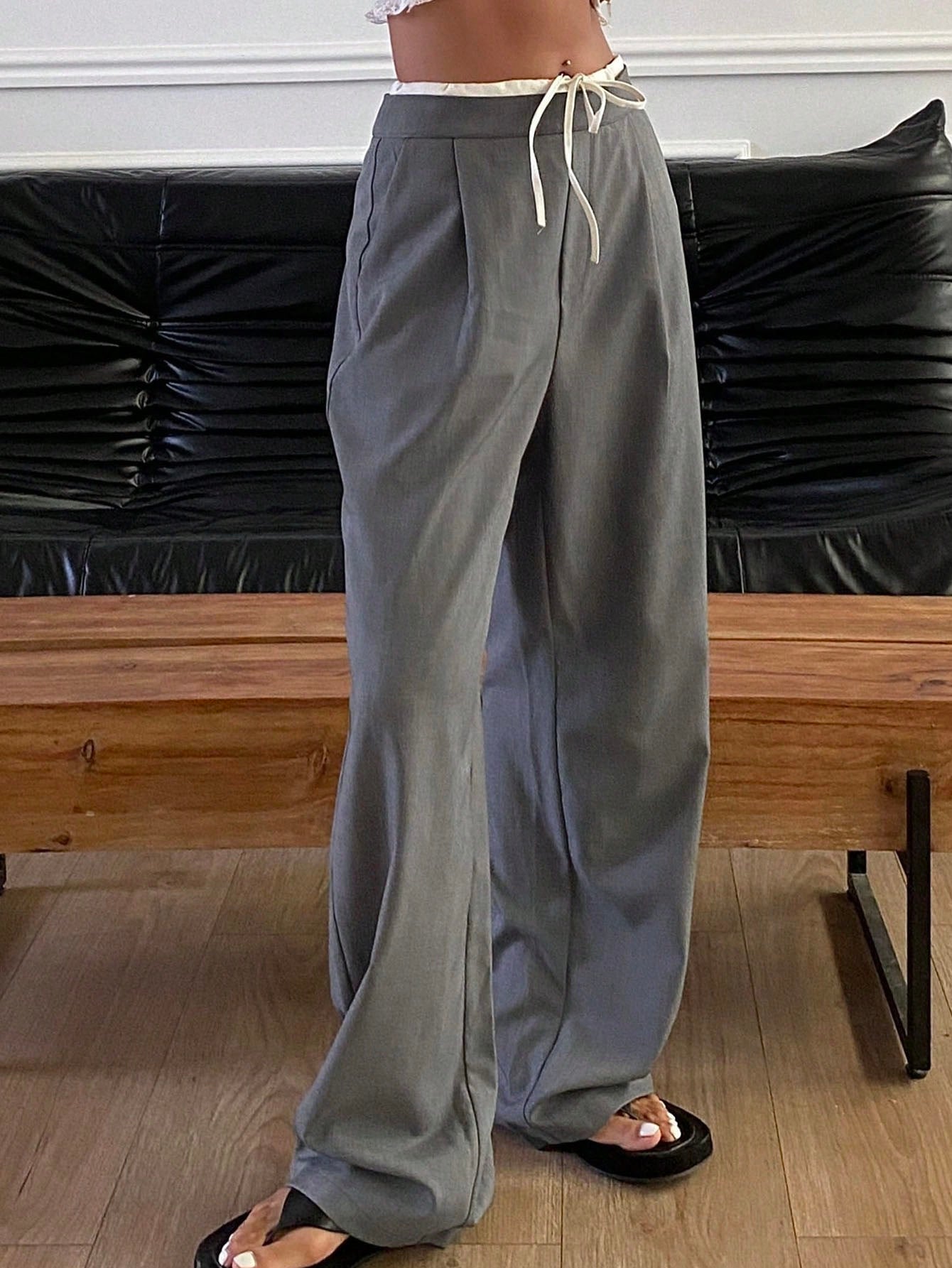 Maxct Loose Casual Women Suit Pants, Summer Daily Commute