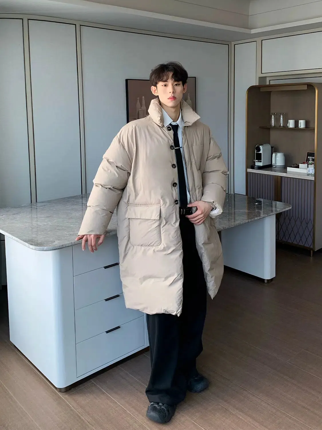 Maxct Thickened Mid-length Puffer Coat