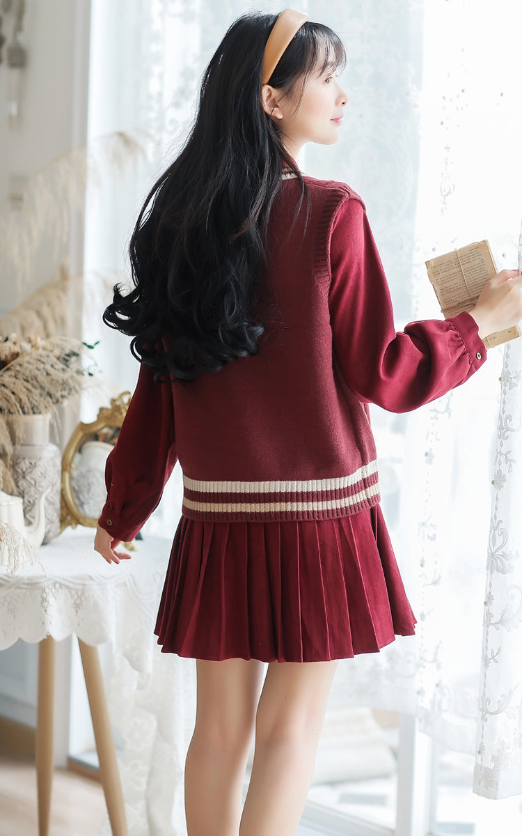Prep School Vest & Dress Set Maxct