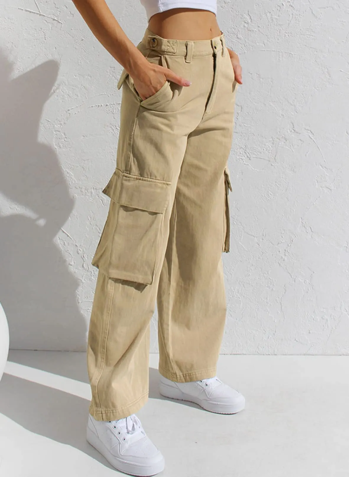 Vintage Pocket Baggy Cargo Jeans Maxct