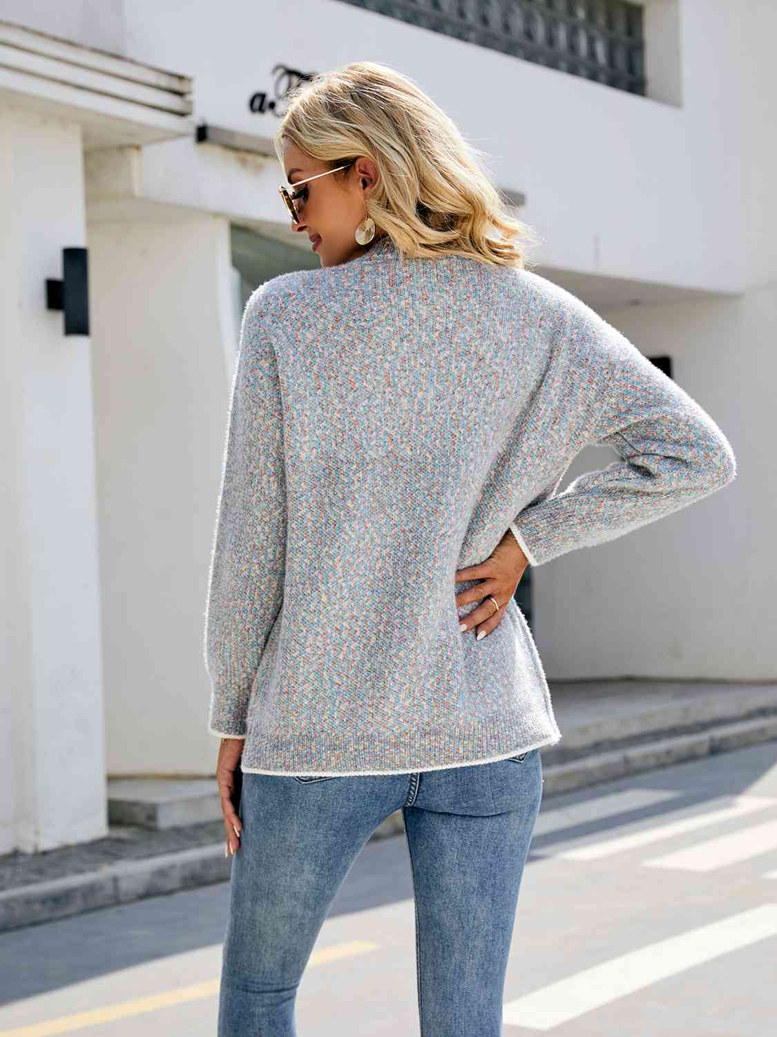 Maxct &Button Down V-Neck Cardigan with Pockets