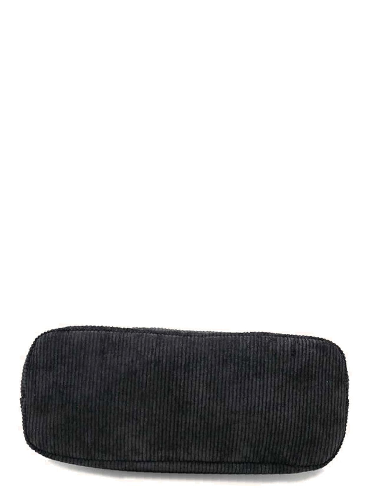 Maxct - Side Pocket Corduroy Tote Bag  - Women Tote Bags